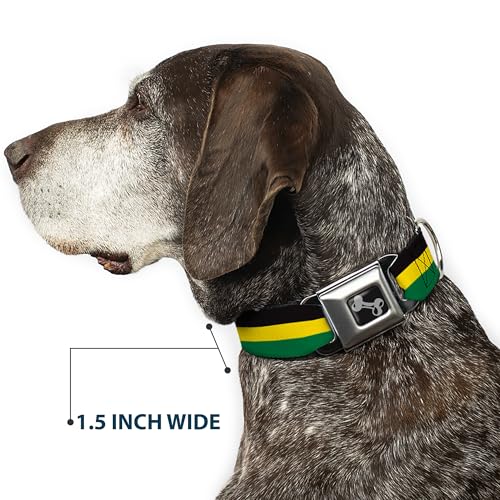 Collier de chien forme os tricolore ajustable de 13 à 45cm - 8