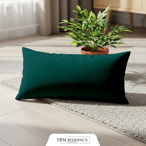 Image of YRM Bedding's - Egyptian Cotton 600TC Pillow Cover | Premium Pillowcases | Luxury Bedding-Export Collection | High Thread Count Durable & Breathable Covers - Teal | [17''x27''] Inches