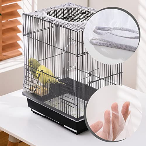 LICHUANUK Covers for bird cages bird cage, dirt catcher, bird cage seed catcher, for cages with a circumference of 100-170 cm - Image 3