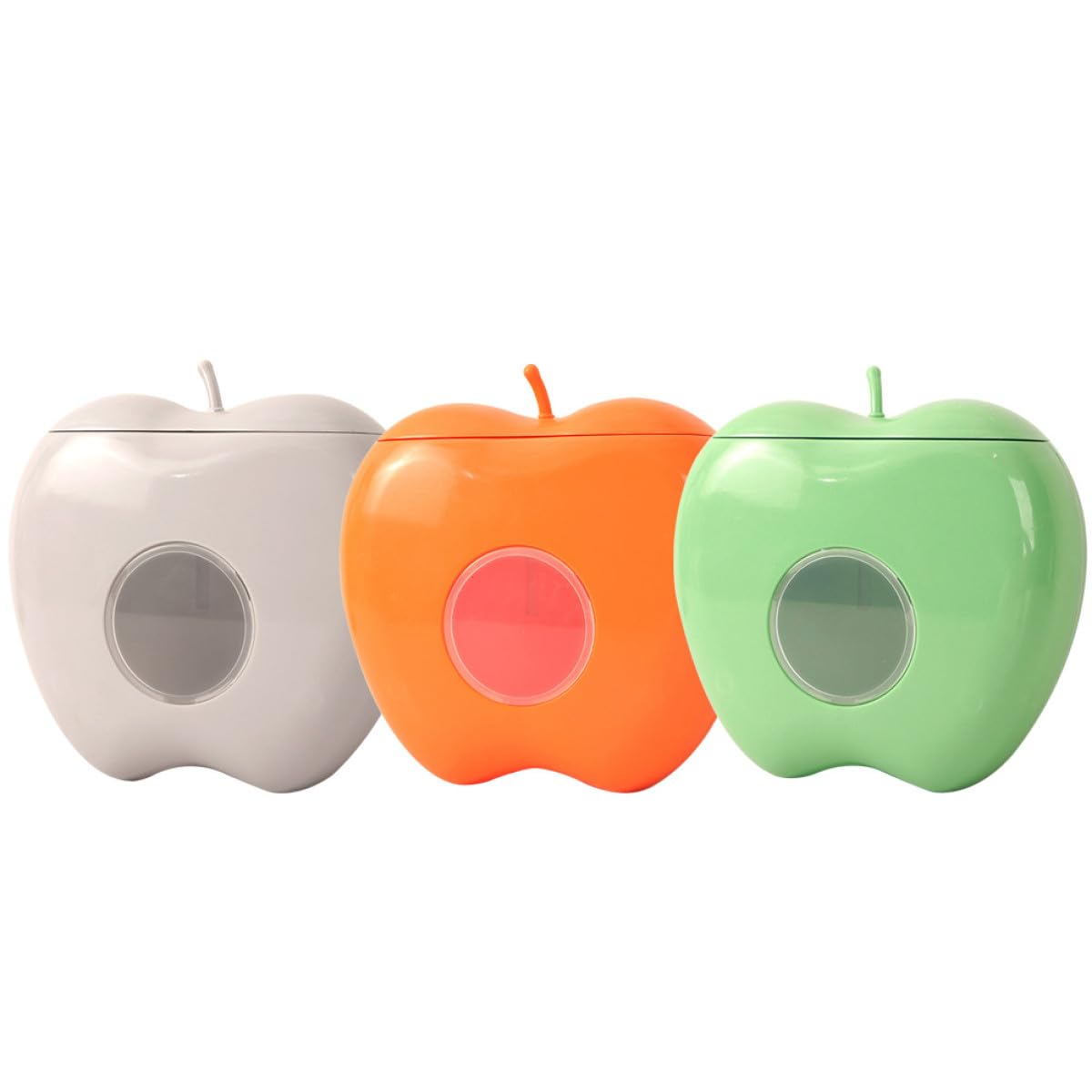 Organizador de bolsas de comida transparente y dispensador de pared en set de 3 piezas