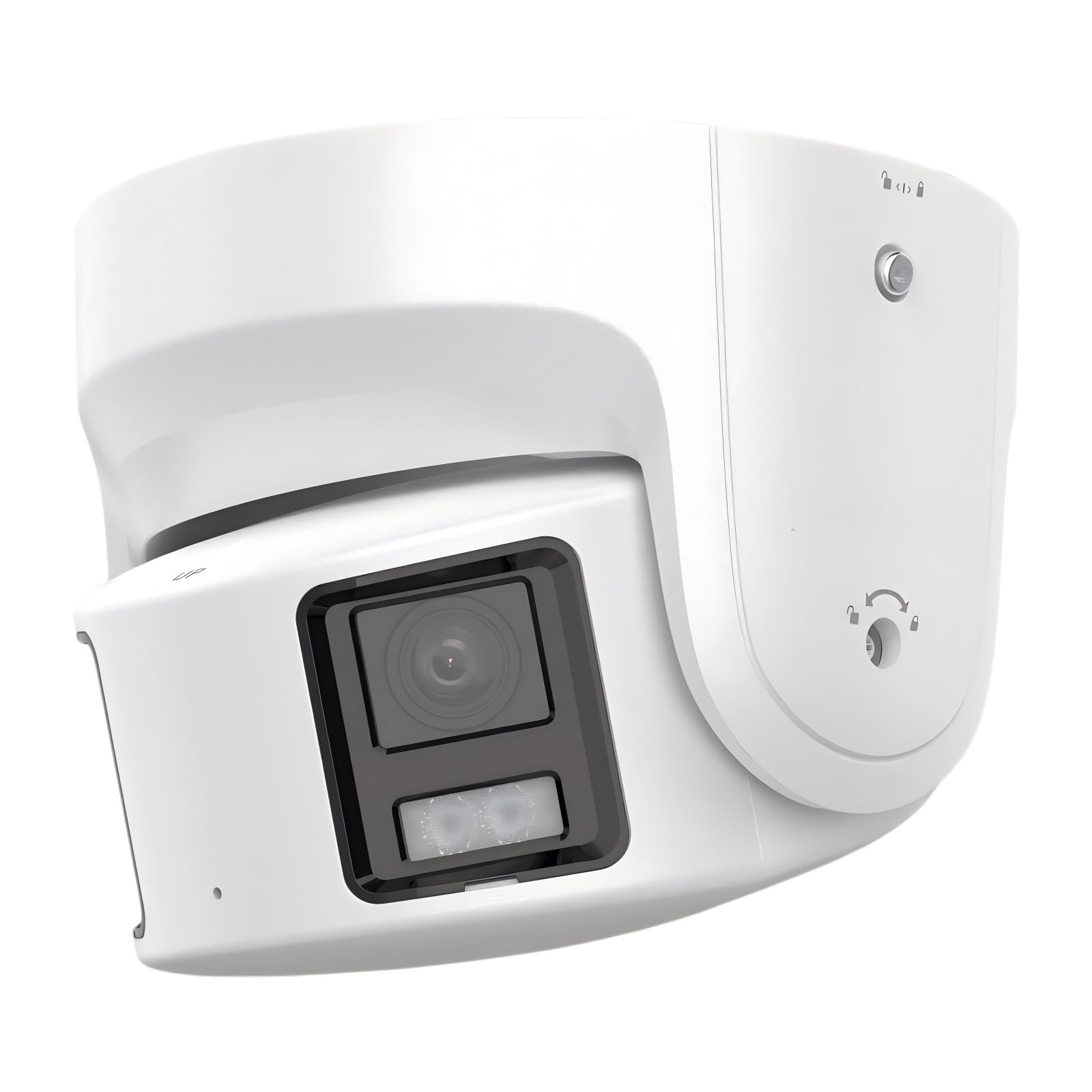 8MP 4K HIKVIS0N_Panoramic IP Camera, DS-2CD2387G2P-LSU/SL Upgrade, 24/7 Color Vision, 130dB WDR, AI Human/Vehicle Detection, IP67 & Active Deterrence,