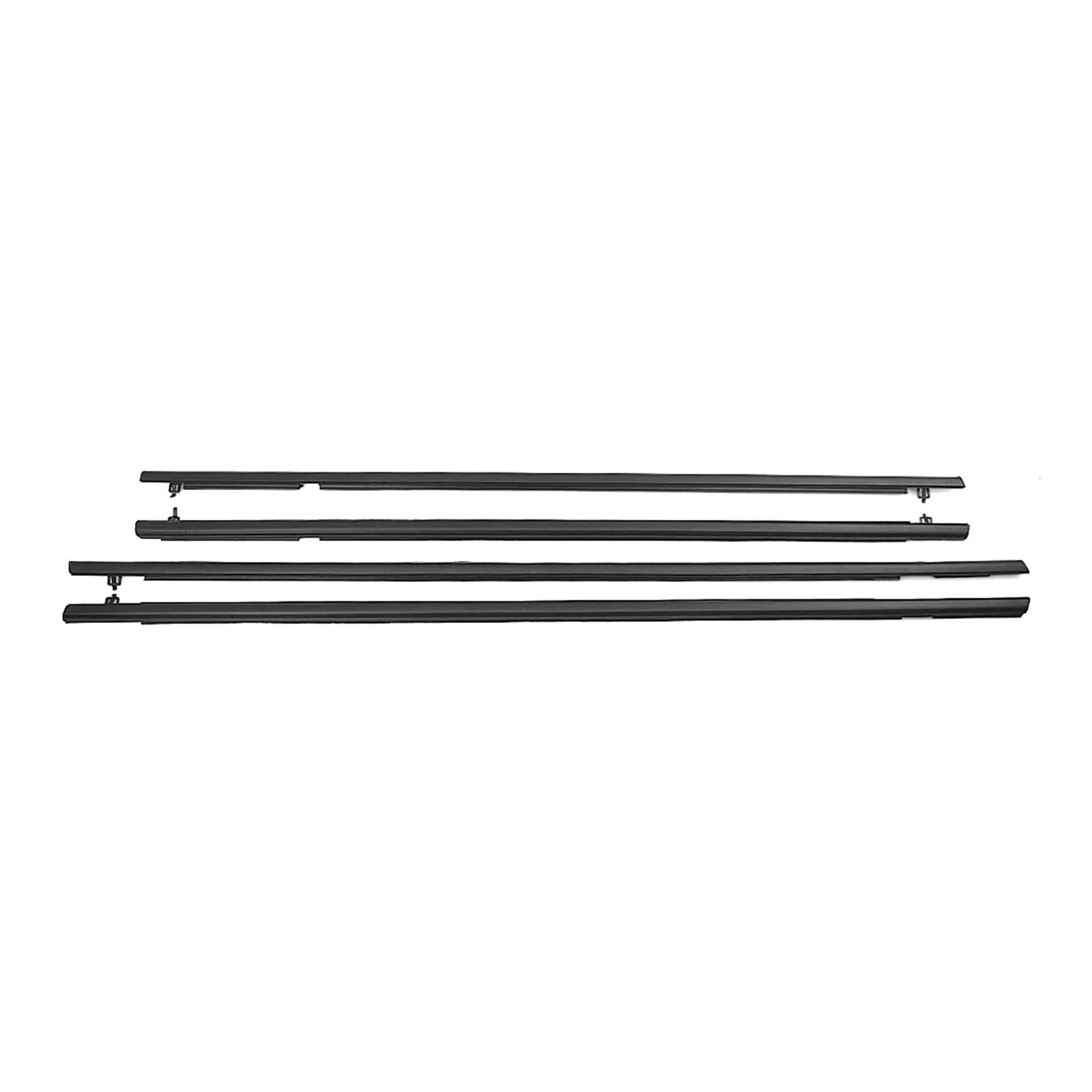 Iukmrt One Color For Civic 2006-2011 Sedan 4 Door Exterior Window Weatherstrip Seal Strip Moulding Trim Sealing Belt Car Door Seal Protector
