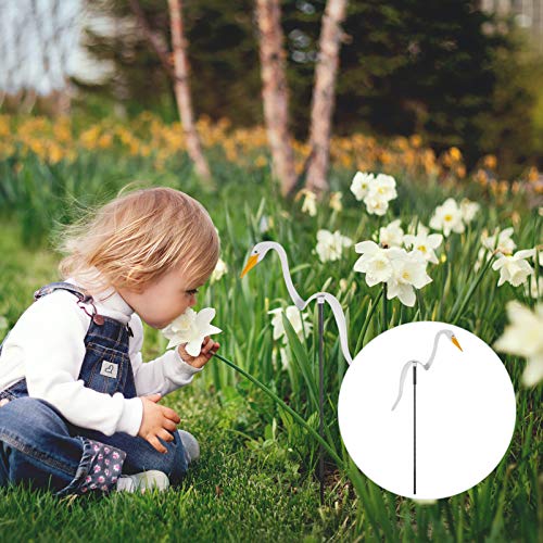 Yardwe Flamingo Jardim Jogo Do Pátio Girador Do Vento Ao Ar Livre à Prova de Vento Decorativo Escult