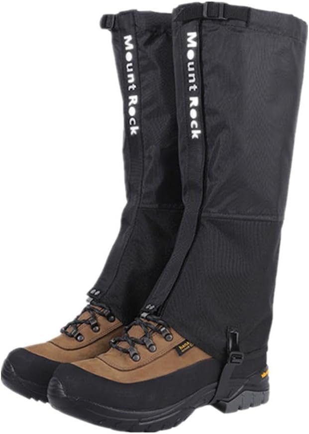 Leg Gaiters for Hiking Boots,900D Waterproof Hunting Hiking Gaiters Adjustable Snow Boot Gaiters for Climbing, Dirt-Proof Ripstop Shoe Gaiters for Men Women Leg Gaiters for Hiking Boots,900D Waterproof Hunting Hiking Gaiters Adjustable Snow Boot Gaiters for Climbing, Dirt-Proof Ripstop Shoe Gaiters for Men Women
