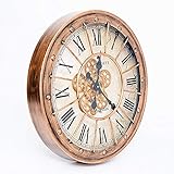 ➤ RUHIGE BEWEGUNG: Ultra-leises Quarzwerk, das Ihnen hilft, einen ruhigen Schlaf- und Lernraum zu erreichen und ein ruhiges und komfortables Leben zu schaffen. Retro Metallzeiger ohne das gebrauchte Design.