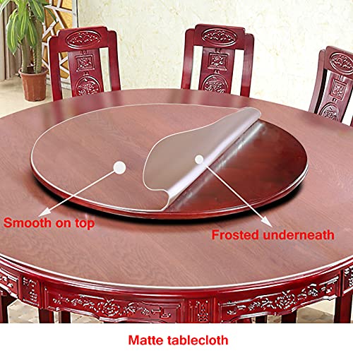 Nappe en verre souple anti-brûlure pour protéger une table des taches