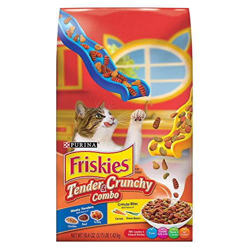 Purina Friskies Tender & Crunchy Combo Adult Dry Cat Food 3.15Lb (Pack Of 6)
