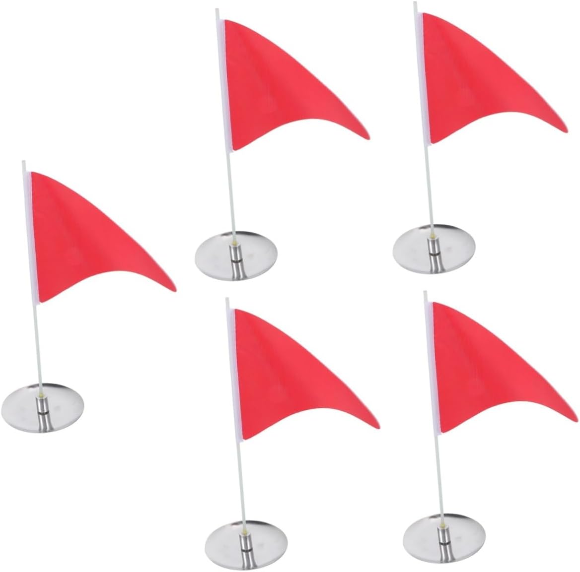 5sets Golf Training Flag Hole Cup Golfing Practice Flags for Backyard Skill Improvement for Enhanced Putting Practice