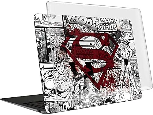 Skinit Case + Skin Compatible with MacBook Air 13in M1 (2021) - Officially Licensed Warner Bros Superman Comic Logo in Red Design
