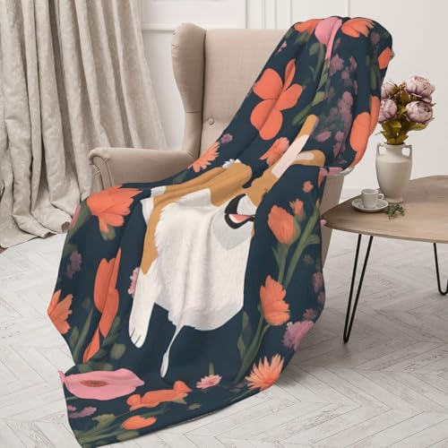 Couverture Corgi chaude et légère contre le froid sur le lit - 5