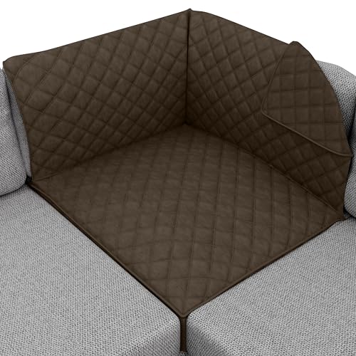 Opiniones y reviews de Sala Esquinera Chocolate disponible en línea para comprar. 43 Sofa Shield Funda Seccional de Esquina Patentada, Microfibra Acolchada Suave Reversible Resistente Al Desgarro, 30X30 Pulgadas, Niños, Chocolate