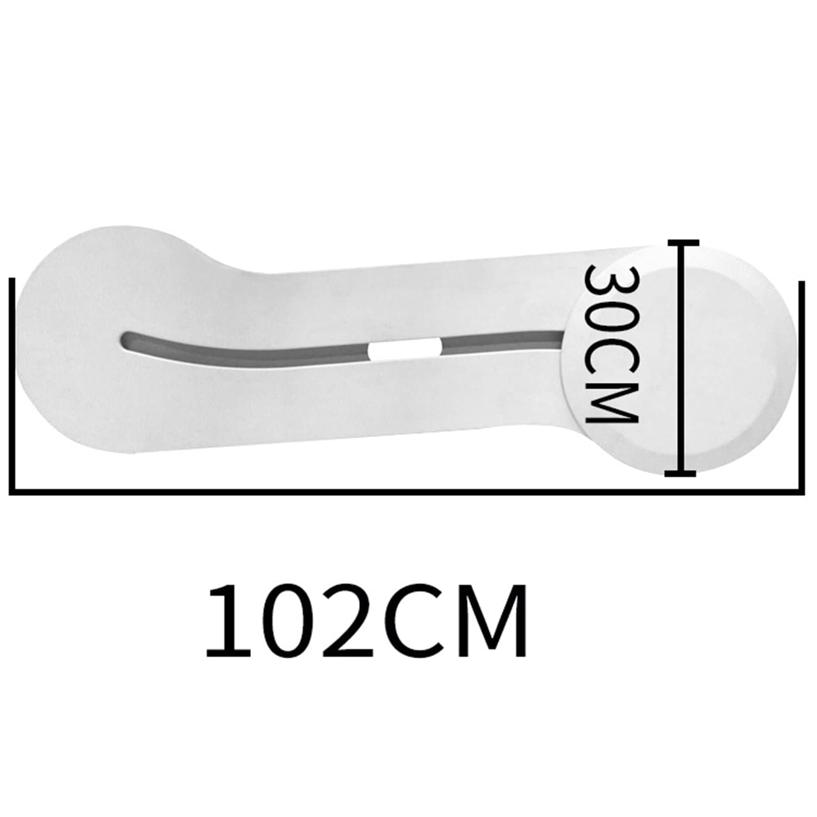 Tabla de transferencia deslizante curvada, fácil de deslizar para silla de ruedas para adultos mayores, cama, inodoro y traslados de coche