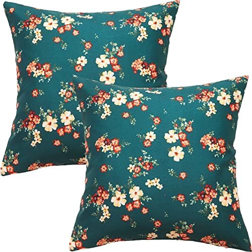GONOVE Cushion Covers 45x45cm Soft Chenille Throw Pillow Cases Set of 2 Square Decorative Pillow Covers Cushion Cases Protectors for Home Sofa Couch Bed Chair Décor
