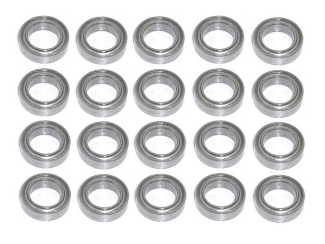 Edelstahl Kugellager SMR128 ZZ 8x12x3.5 mm NIRO 50 Stück - rcbay | rostfreies Rillenkugellager beidseitig gedichtet