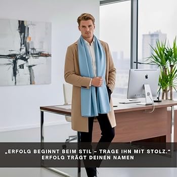 LA FERANI Herensjaal 100% zijde chiffon halsdoek zijden sjaal