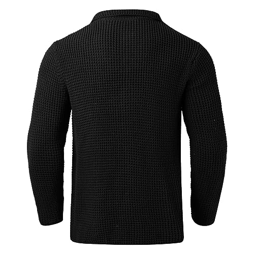 Sueter de manga larga elegante con botones confeccionado en punto premium 4