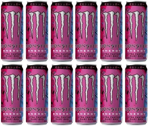 アサヒ飲料 モンスター ウルトラファンタジールビーレッド 355ml×12本[エナジードリンク][0カロリー]