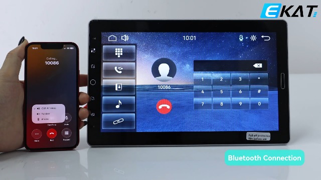 Amazon.com: 10.1 inch Single Din Car Stereo with Wireless Carplay