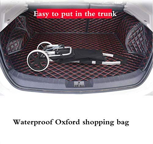 Zusammenklappbarer Einkaufswagen, leicht, wasserdicht, Lebensmittel-Rollwagen mit Schwenkrollen, Einkaufstrolley, kein… – Bild 4