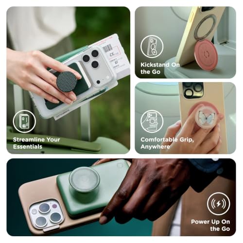 PopSockets Selbstklebender Handygriff, Halter- Blüte im Wasserfall – Ansicht 6