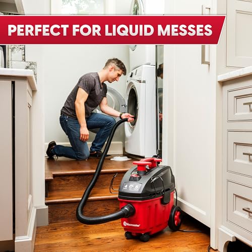 Image of Vacmaster 4-Gallon 5 Peak HP Household Wet /Dry Vacuum - VF408B 1101