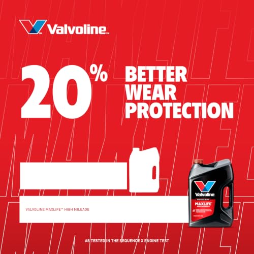 Image of Valvoline High Mileage 150K with MaxLife Plus Technology 5W-20 Motor Oil 1 Quart