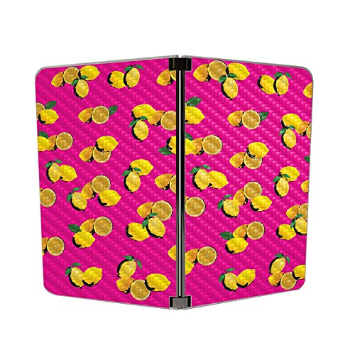 Image of MightySkins Carbon Fiber Skin for Microsoft Surface Duo - Make Lemonade | Protective, Durable Textured Carbon Fiber Finish | Easy to Apply | Made in The USA