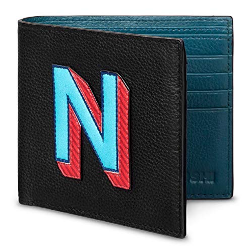 Portefeuille fin pour homme Yoshi en cuir véritable, idéal pour le quotidien urban
