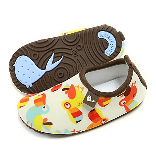 Kinderspel Baby and Toddler Water Shoes for Pool, Beach. (8, Pelican Eyes)