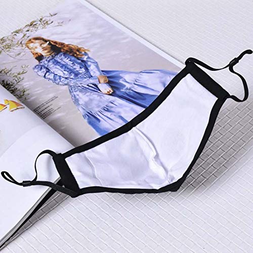 Mascarillas para hombre de tejido x10 cómodo, lavable, fijación ajustable, transpirable, válvula de moda, lote de 10 (rosa)