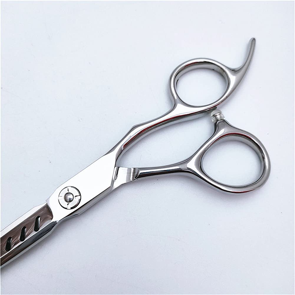 Ciseaux De Ciseaux De Cheveux Et Ciseaux À Ciseaux De Cheveux, Ciseaux De Coupe De Cheveux en Acier Inoxydable De 6,0 Pouces, Barbiers Ou Usage Domestique, Lumière Et Forte
