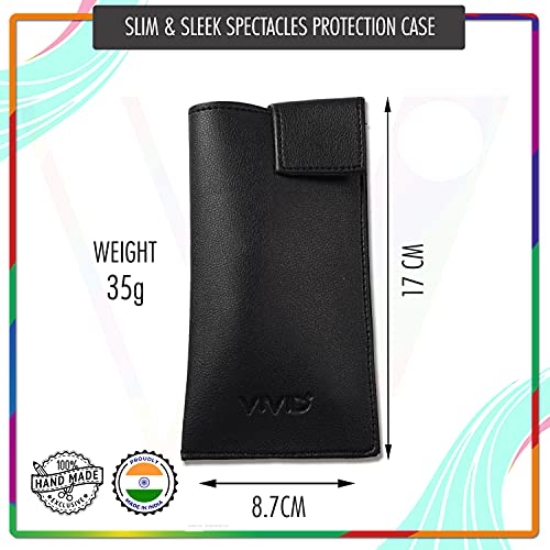 Image of VIVID Unisex Specs Valcro Eyewear Dabbi Artificial Leather Soft Case Cover