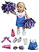 American Fashion World Pink and Blue Cheer Uniform for 18-inch Dolls| 6 Piece Set | Premium Quality & Trendy Design | Dolls Clothes | Outfit Fashions for Dolls for Popular Brands