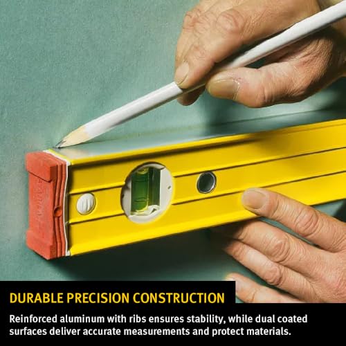 Image of STABILA Type 196 6-piece Level Tool Set - Includes: 16, 24, 32, 48, and 78 Inch Spirit Levels, Torpedo, and Carry Case, Cat. Number 78296