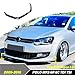 Compatible with VW Polo MK5 6R 6C TDI/TSI 2009-2018Automobile Front Bumper Splitter Lip Body Kit