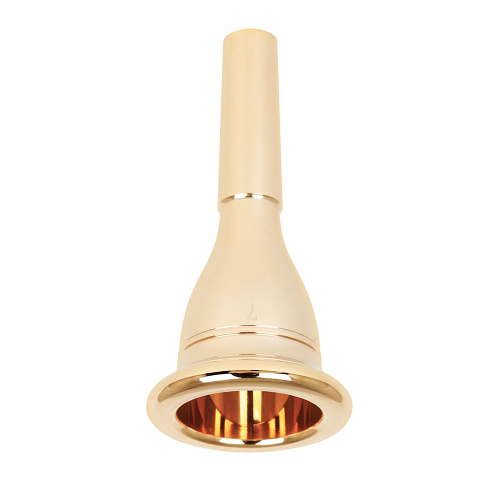 Generic Professionelles Tuba Mundstück aus Messing Robust und Filigran Ersatzteil für Tuba mit 13,3mm Durchmesser für Musiker und Auftritte