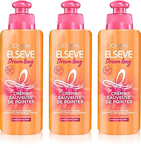 Elsève Dream Long crème soin sans rinçage cheveux longs à l'huile de ricin anti-casse