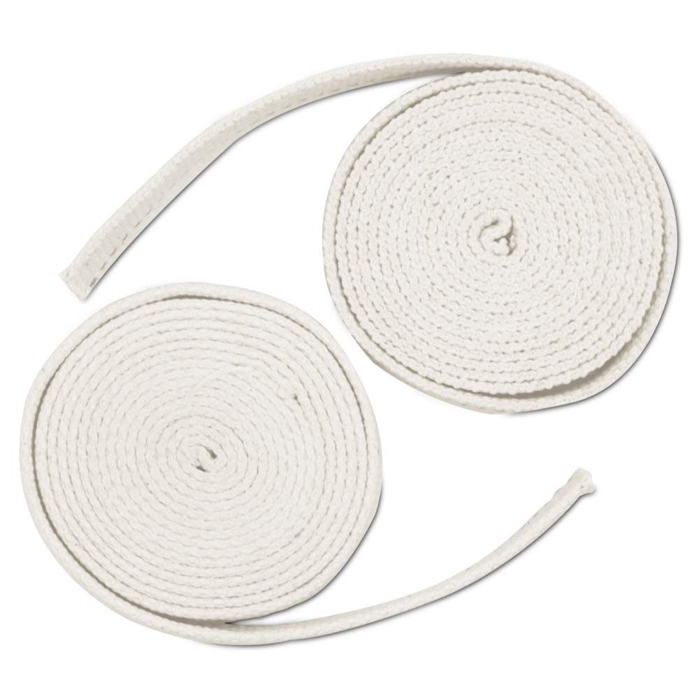 Stoppini In Cotone Piatto Per Lampade A Olio - 2 Rotoli Da 6,5 Piedi, 3/4 Di Pollice - Foto 3