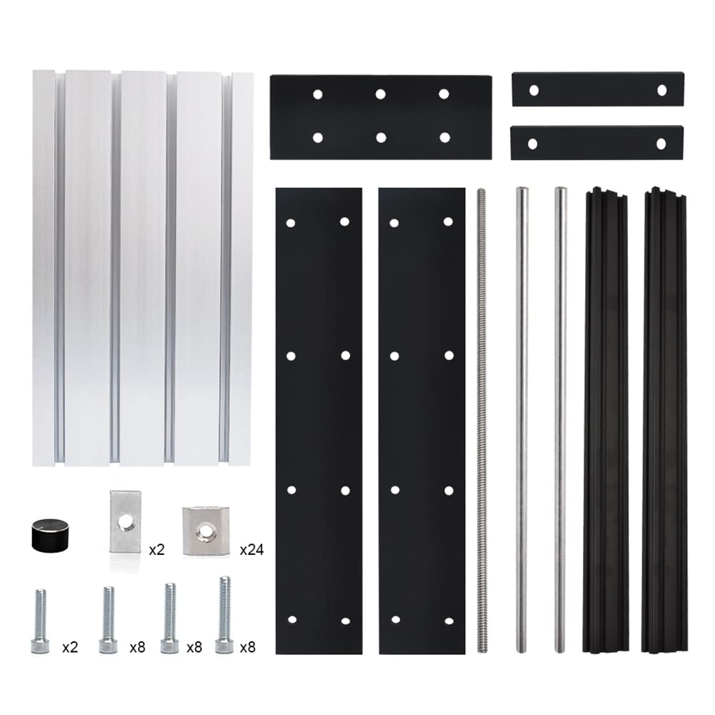Kit d'extension CNC 3018 PRO 3018 à 3040 compatible avec fraiseuse de gravure CNC 3018 Pro (B)