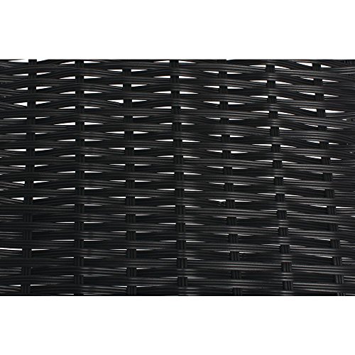 Hubert K422-24FT BLK Black Tapered Storage Basket thumb #3