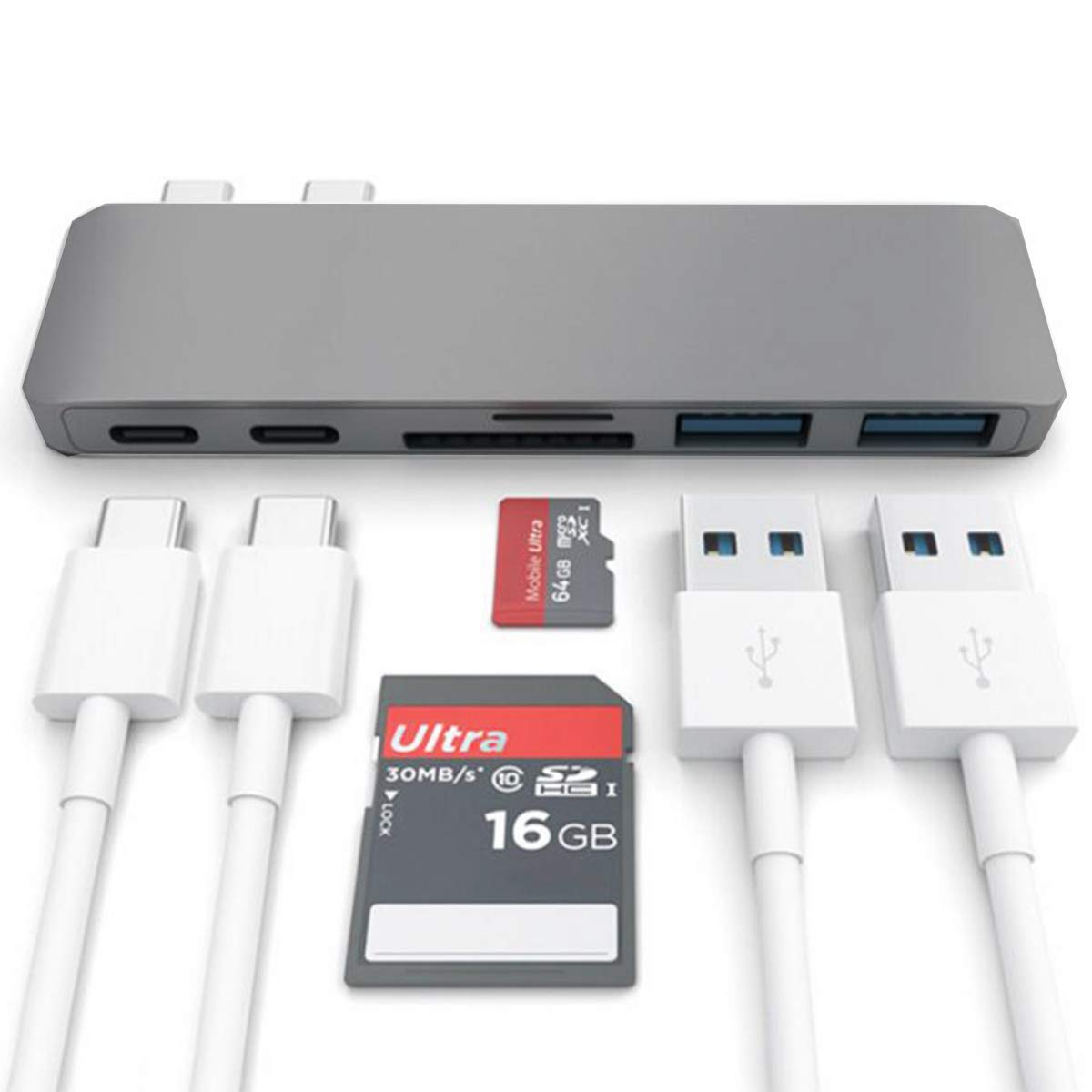 Amazon | usbハブ Type C ハブ 7in1/6in1 MacBook Pro/Air 4K対応