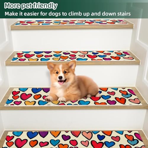 Alfombras antideslizantes de seguridad CHENZZZZ para niños y perros en escaleras 6