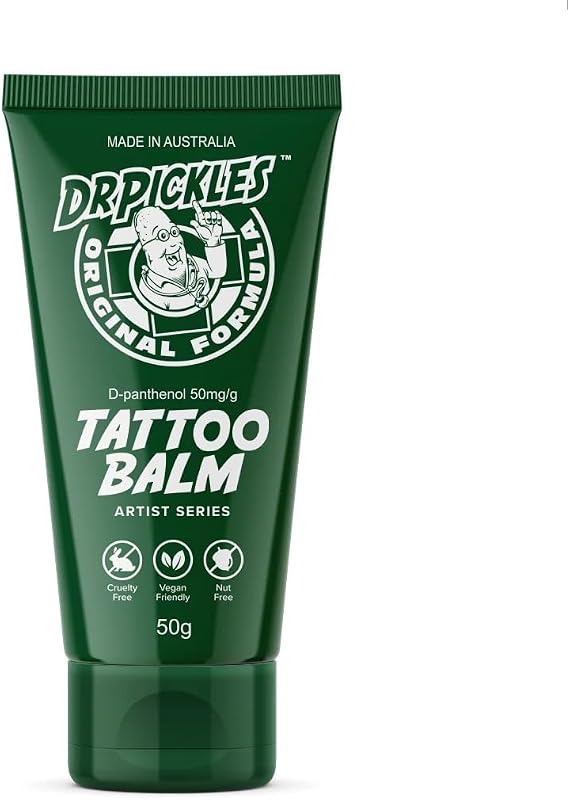 Dr Pickles Original Formula Bálsamo para Tatuagem Vegano, 50 g