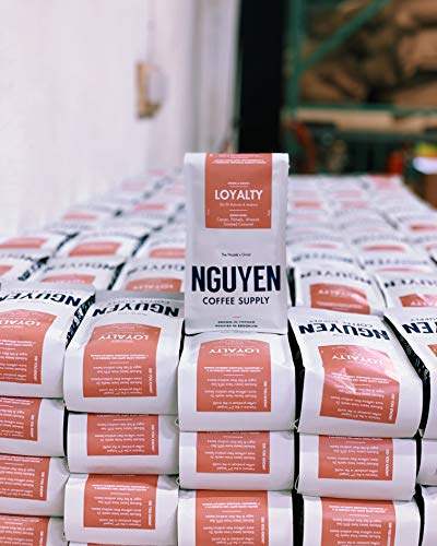 Loyalty Peaberry Robusta Arabica Blend Ground Coffee Bean, Vietnamese Fair Trade Organic Single Origin