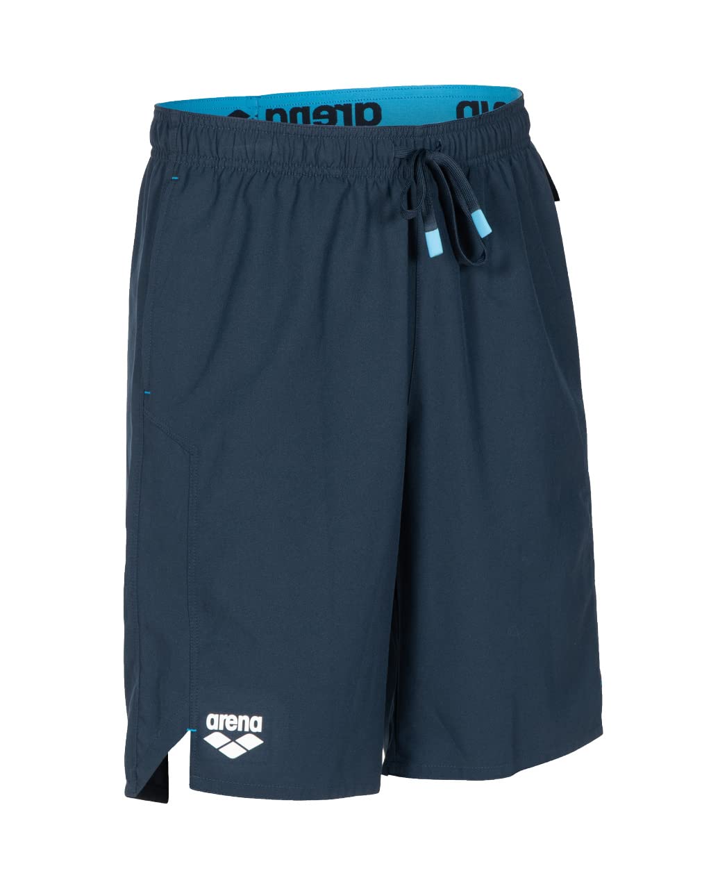 ARENA Men's Standard Team Bermuda Panel Shorts, Navy, X-Small