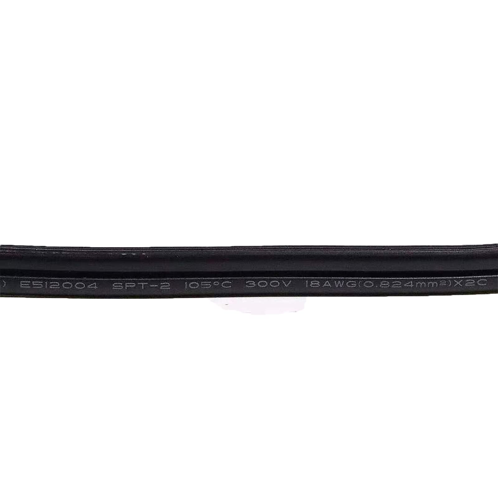 Low Voltage Landscape Wire,UL List 18/2 Electrical Wire,SPT2-250FT-BLACK for Light and Lamp Extension Cable