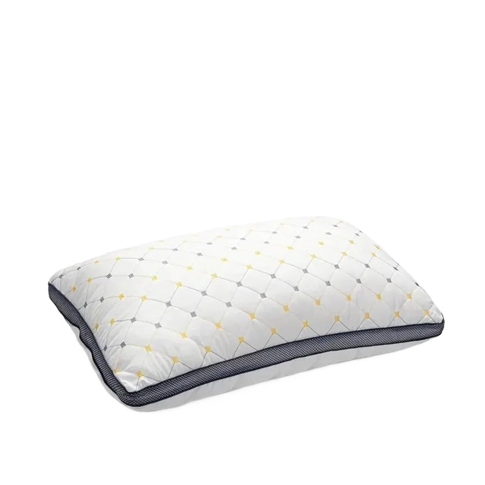 Embroidered Fiber Pillow Core for Neck Protection Quick Rebound Not Easy to Deform Not Collapsing