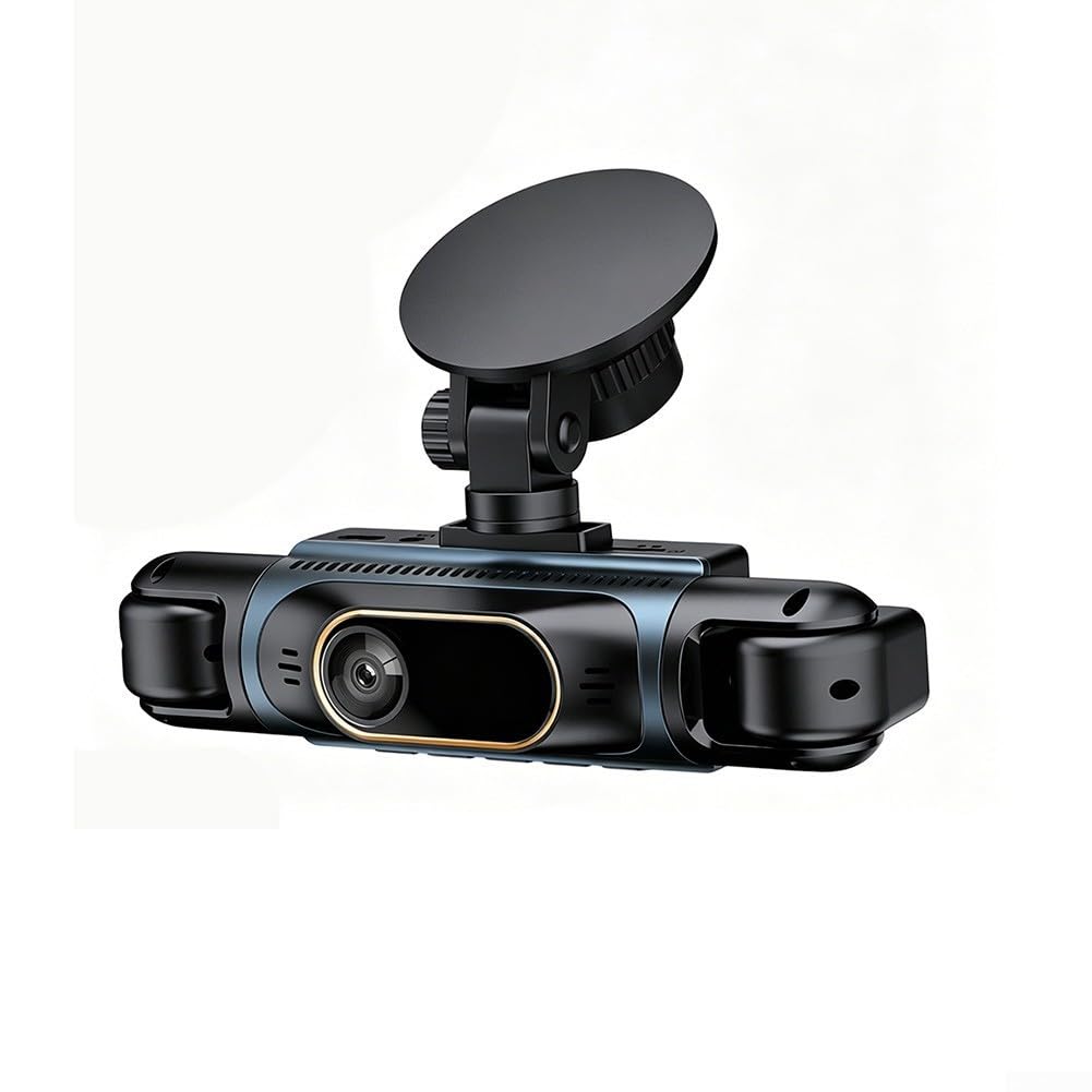 Tryb parkowania dla kamery samochodowej 24H Monitor G-Sensor Protection Parking (czarny) | 2K dla poczwórnego kanału, pełne pokrycie 360°, korpus ABS, kompaktowy rozmiar 15 x 11 cm, czarne wykończenie