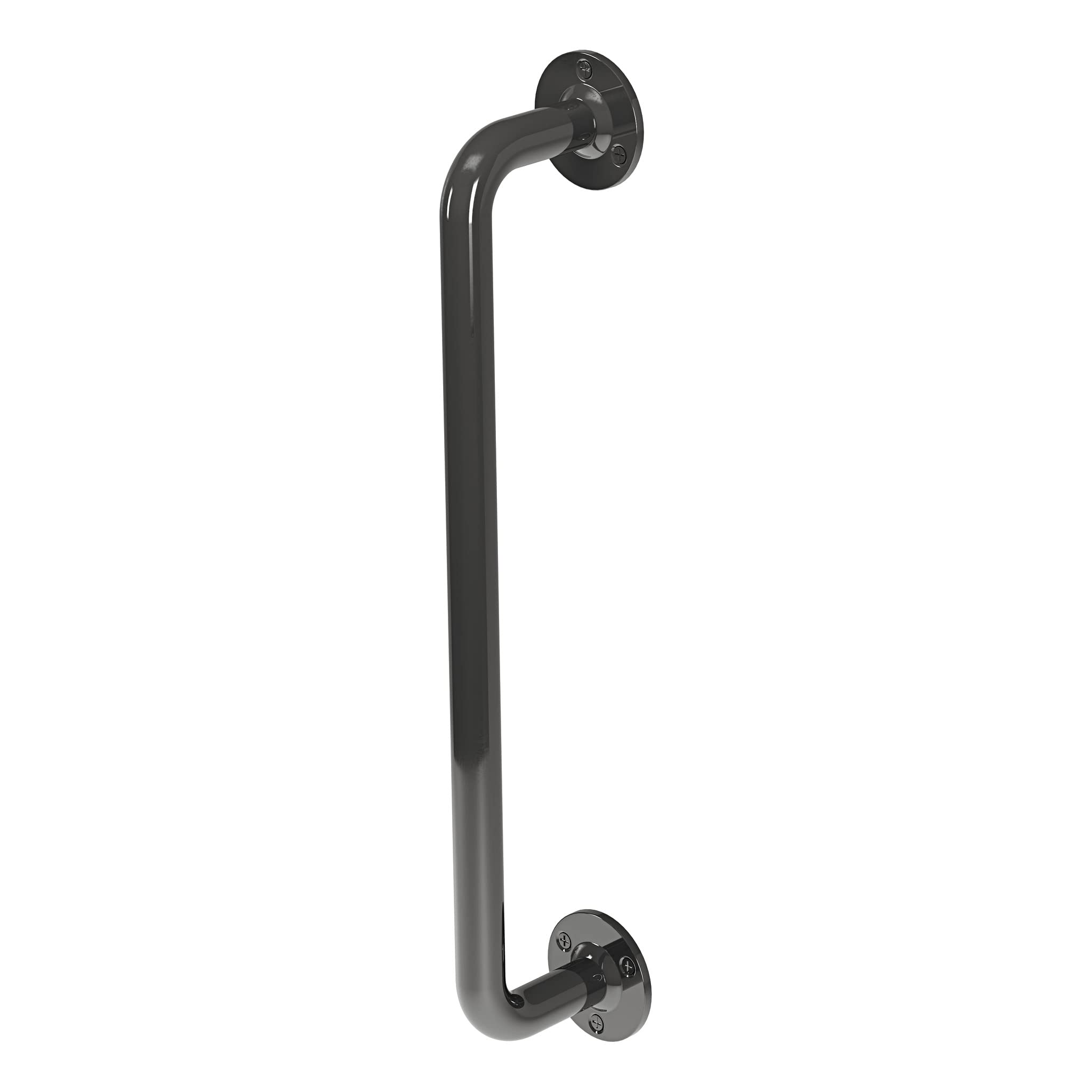 Rothley Grab Rail Mobility Disability Aid - Gunmetal Handle Bathroom Outdoor - 457x25mm