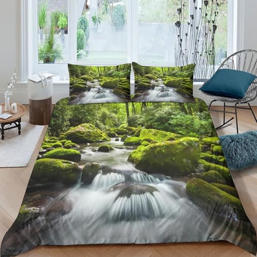 Housse de couette effet 3D forestier en microfibre ultra douce - 4